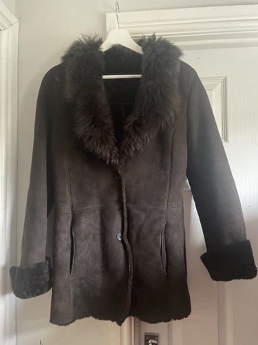 Sheepskin shearling coat - sheepskin,