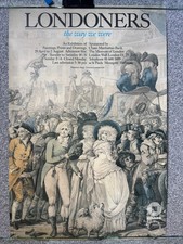 Londoners - The Way We Were 1987 art exhibition poster Museum of London/Dighton