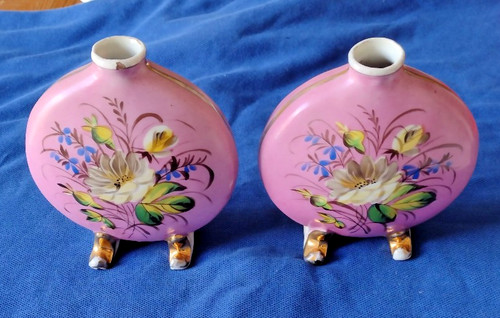 Two antique old paris - two,