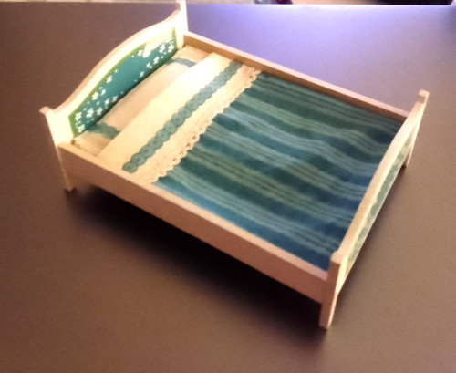 Dolls house furniture - house, vintage