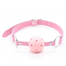 Pink vented plastic - ball, mouth
