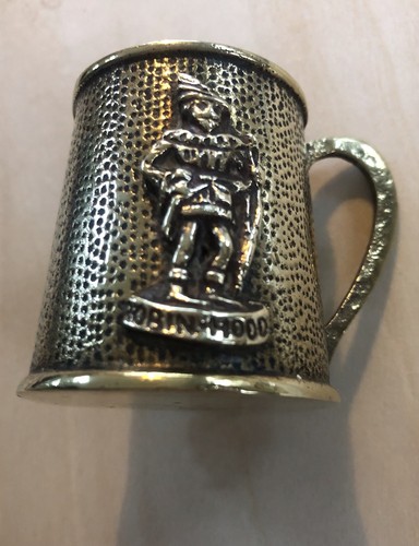 Solid brass robin - solid, “