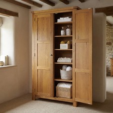 Storage cupboard rustic - storage, oak