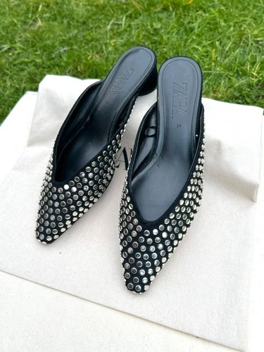 Zara pointed toe mules - zara,