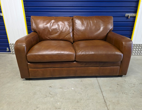 Halo brown leather seater - halo,
