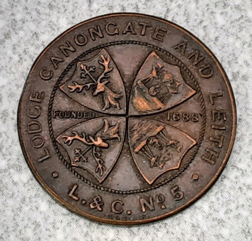 Masonic medallion token mark - token,