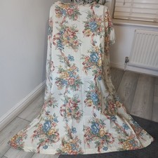 Vintage Floral Curtains W46"