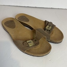 Scholl Womens Brown Suede