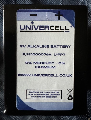 Univercell alkaline - 9v,