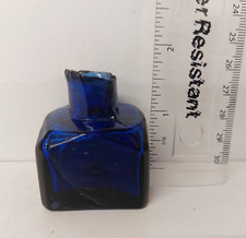 Old victorian shear lip - shear, cobalt