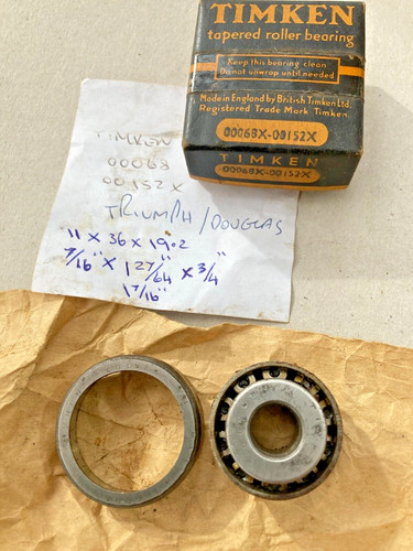 Genuine timken pre war - genuine, triumph