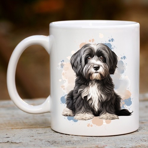 Pet dog mug watercolour - dog,