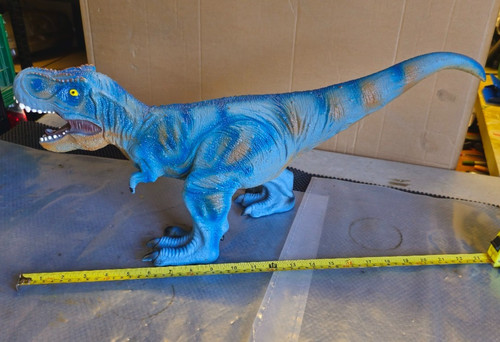 Large blue rex dinosaur - blue, toy