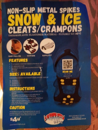 Ice snow spikes grippers - ice,