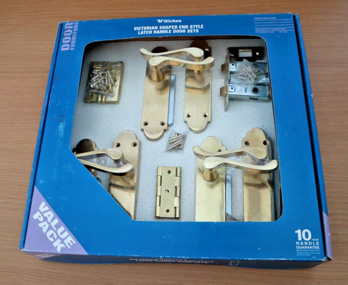 Wickes victorian brass latch - victorian,