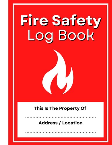Fire safety log book - log, a4