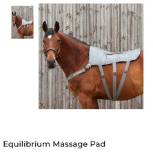 Equilibrium Standard Size Horse Massage Pad With Bag.