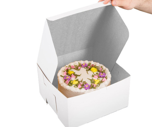 White fold flat cake - fold,