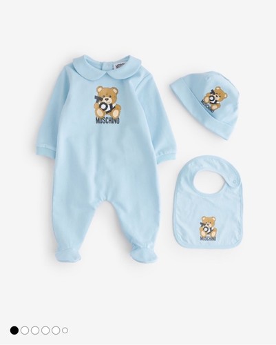 Moschino blue baby logo - baby,