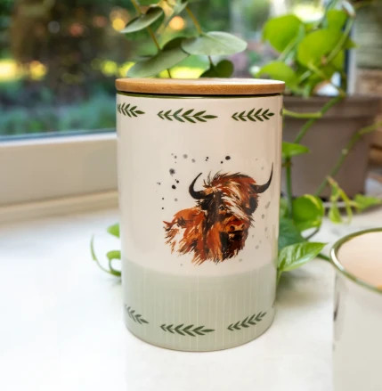 Ceramic highland cow - highland,