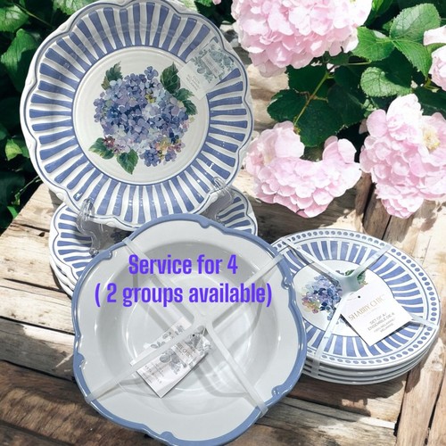 Shabby chic hydrangeas 12pc - shabby,