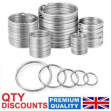 Small - Large ? Silver Metal Split Rings Keyring Jump Hoop Loop Key Keys Ring?