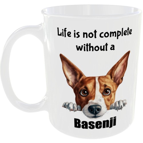 Basenji mug dog - basenji,