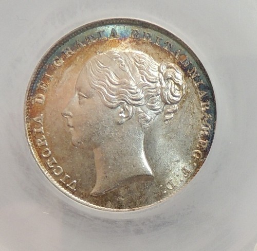 Victoria 1846 shilling cgs - 1846,