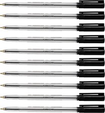 10x black micron ballpoint - black,