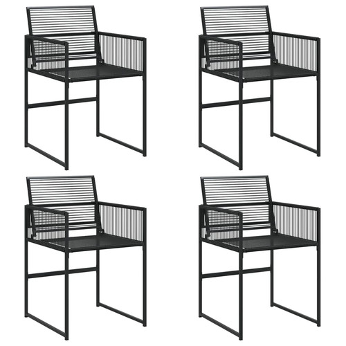 Outdoor patio black 4pcs - outdoor,