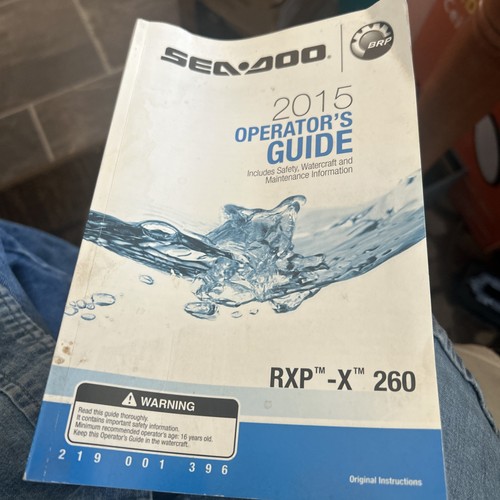 Sea doo owners - owners, manual