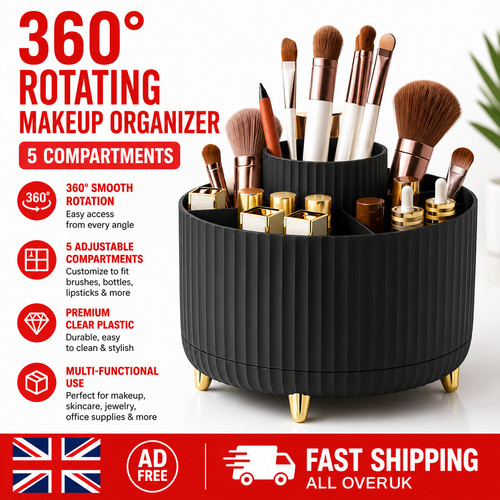 360 rotating makeup brush - rotating,