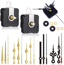 2 Pcs Silent Quartz Clock