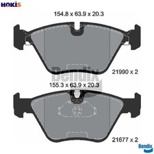 Brake pad set disc - set,