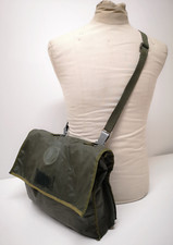 Swedish Army Rubberized Vinyl Waterproof Side Shoulder Messenger Bag