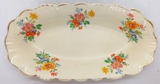 Royal Staffordshire Pottery, A.J Wilkinson Ltd Honeyglaze Oval Bowl - 25cm long