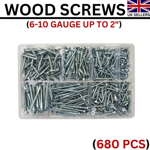 Assorted box wood screws - assorted, of