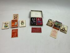 Three Packs Vintage Playing Cards, Happy Families, Round Britain, & Promotional