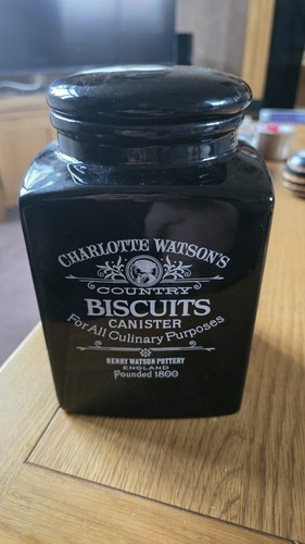 Charlotte watson black biscuit - watson,