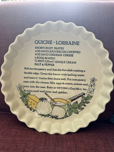 Vintage quiche lorraine recipe - quiche,