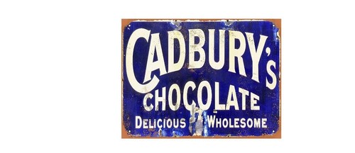 Cadburys chocolate retro look - cadburys,