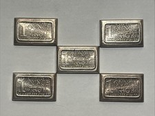 Lot of 5 Vintage 1 oz .999