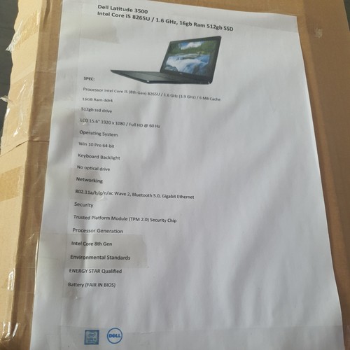 Dell latitude 3500 - , 8265