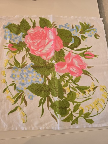 Vintage floral muslin cotton