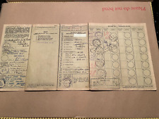 1956 Austin A30 countryman  Vintage classic car Log Book Collectible Memorabilia