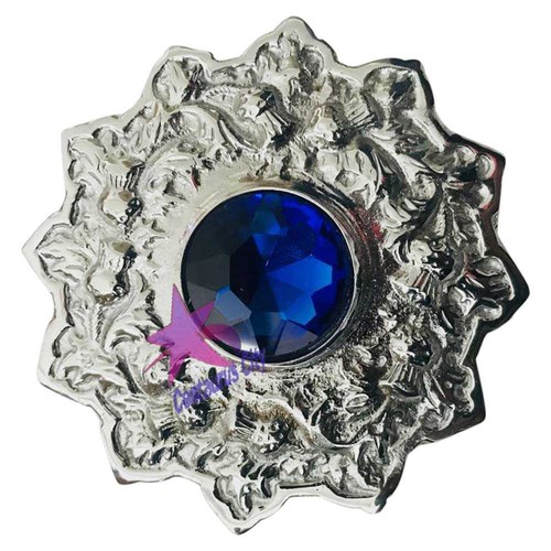 Kilt fly plaid brooch multi - cc,