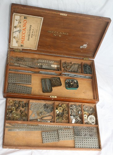 Meccano set 1920s nickel - no,
