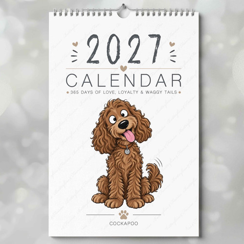 Chocolate brown cockapoo 2027 - chocolate,