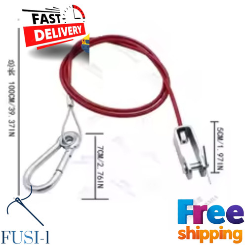 Breakaway brake safety cable - breakaway,