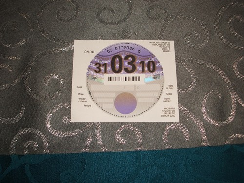 Tax disc 03 - tax, 10